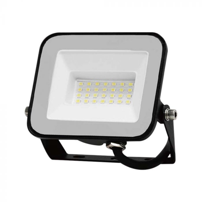 LED FLOODLIGHT 20W CW 1620lm 115° IP65 BLACK BODY GREY GLASS SAMSUNG CHIP