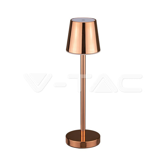 LED TABLE LAMP RECHARGEABLE TOUCH DIMMABLE 3W WW 70lm 180° 390x105mm GOLD