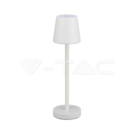 LED TABLE LAMP RECHARGEABLE TOUCH DIMMABLE 3W DL 80lm 180° 390x105mm WHITE