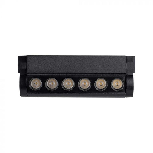 LED MAGNETIC TRACK LIGHT ADJUSTABLE 5W CW 600lm 34° 52x33x145mm BLACK