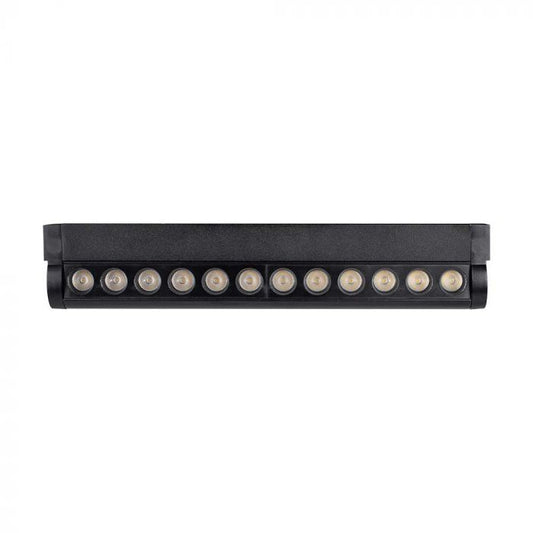 LED MAGNETIC TRACK LIGHT ADJUSTABLE 12W CW 1300lm 34° 52x33x260mm BLACK