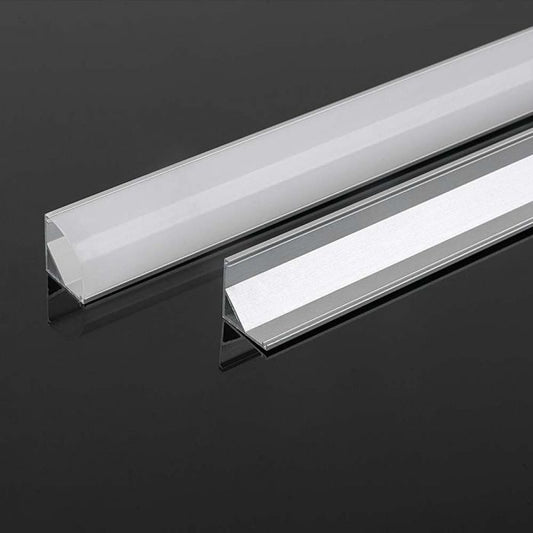 ALUMINIUM PROFILE MILKY COVER 2000x15.8x15.8mm