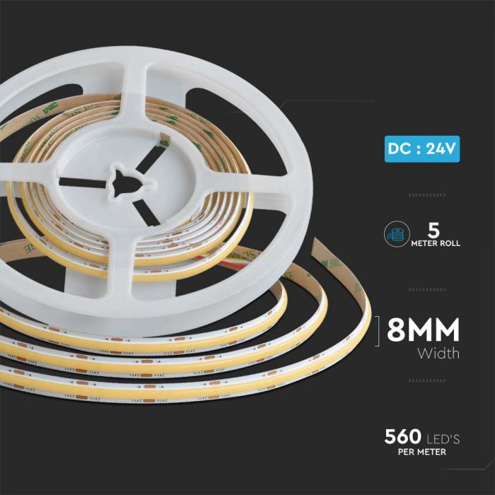 LED STRIP COB LIGHT SMD2835 3IN1 1135lm 18W/M 24V