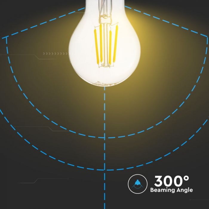 LED B22 FILAMENT LAMP A60 4W WW 400lm 300° 60X107 SAMSUNG CHIP