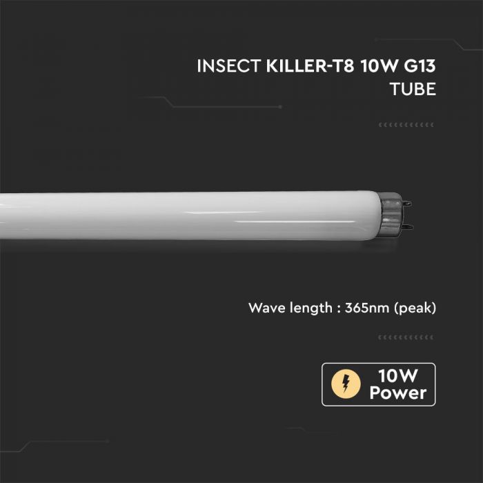 LED TUBE FOR ELECTRONIC INSECT KILLER 10W 25X345