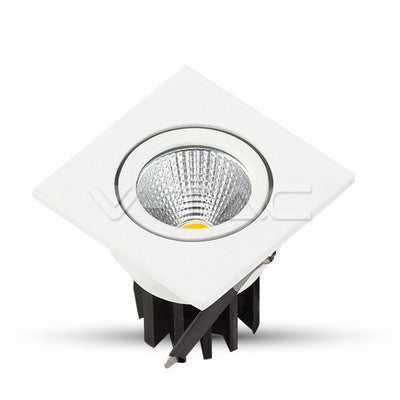 LED COB DOWNLIGHT SQUARE 3W CW 240lm 40° 62X62 (53)