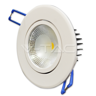 LED COB DOWNLIGHT ROUND 5W WW 350lm 60° 88X40 (72)