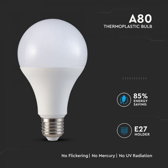 LED E27 LAMP A80 18W WW 2000lm 200° 80X135 SAMSUNG CHIP