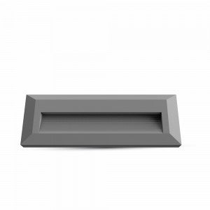 LED STEP LIGHT RECTANGLE 3W 70° 110lm DL 230X80X28 GREY IP65