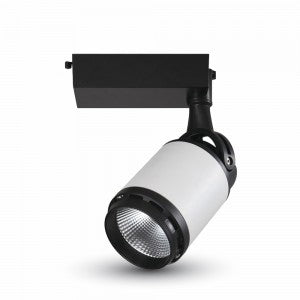 LED TRACK COB LIGHT 35W 2850lm CW 24° 224X160X215 4-LINE BLACK/WHITE