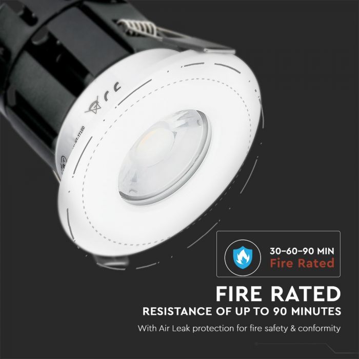 LED BLUETOOTH FIRE RATED DOWNLIGHT CCT CHANGEABLE 10W DIMMABLE IP65