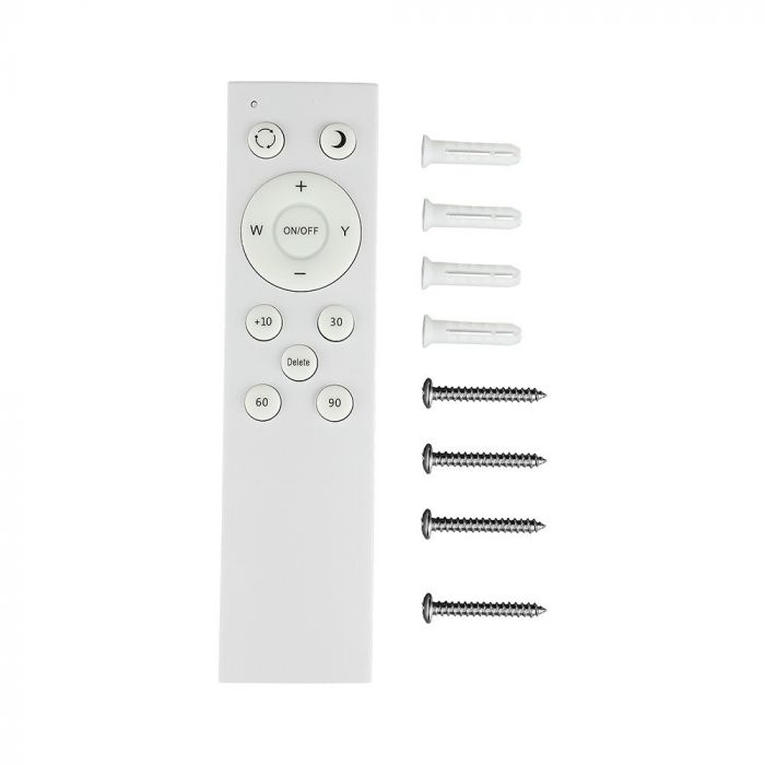 LED DESIGNER CEILING LIGHT WITH REMOTE CONTROL CCT CHANGING 80W 5600lm 120° D:830 DIMMABLE