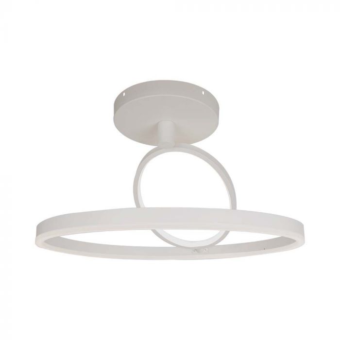 LED CEILING LIGHT 37W WW 4000lm METAL 500x200mm WHITE