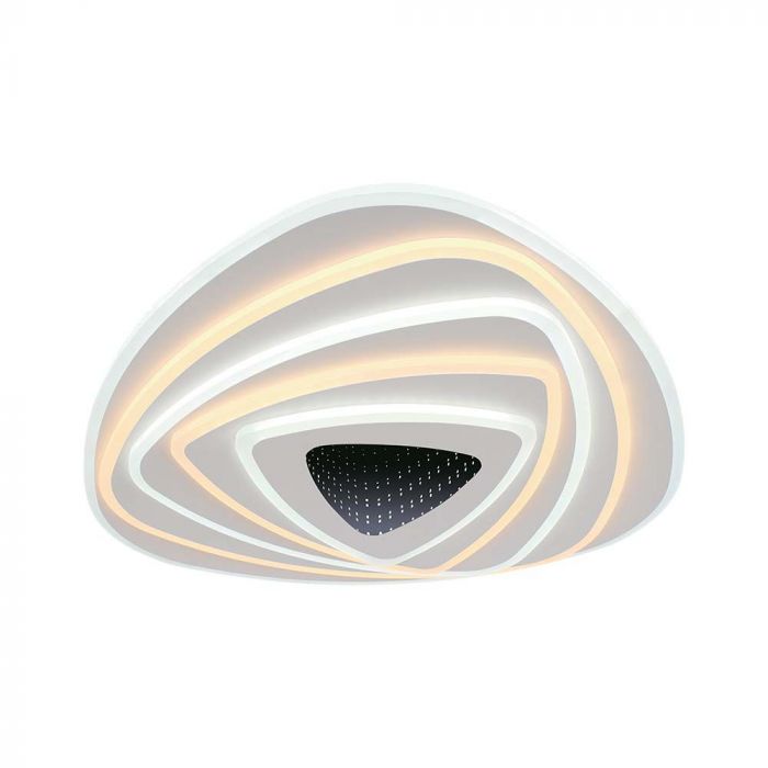 LED SMART DECORATIVE CEILING LIGHT 150W 3IN1 12800lm DIMMABLE+REMOTE CONTROL 51x50x7CM