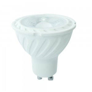 LED GU10 LAMP 7W CW 480lm 38° 50X55 WITH LENS SAMSUNG CHIP