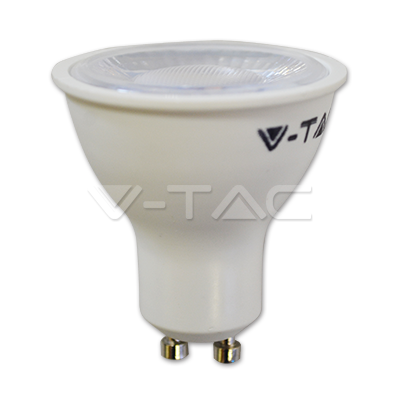 LED GU10 LAMP 8W WW 750lm 38° 50X55 SMD PLASTIC LENS