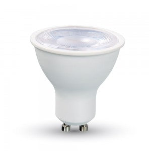 LED GU10 LAMP 8W CW 750lm 38° 50X55 SMD PLASTIC LENS