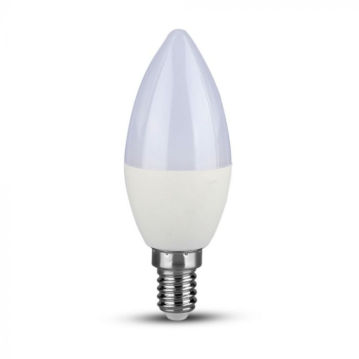 LED E14 LAMP 7W WW 600lm 200° C37 SAMSUNG CHIP