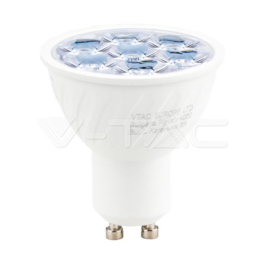 LED GU10 LAMP 6W CW 500lm 10° 50X55 WITH SAMSUNG CHIP A++