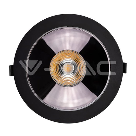 LED RELFECTOR COB DOWNLIGHT 30W CW 2400lm 120° 220X75 (210) MOVABLE SAMSUNG BLACK