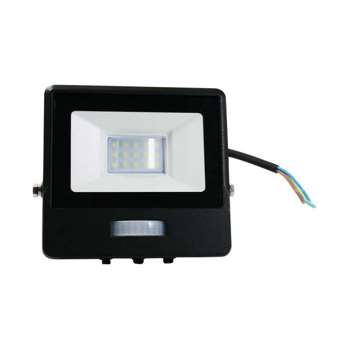 LED FLOODLIGHT WITH PIR SENSOR 10W WW 735lm 100° 133x60x113mm Samsung IP65