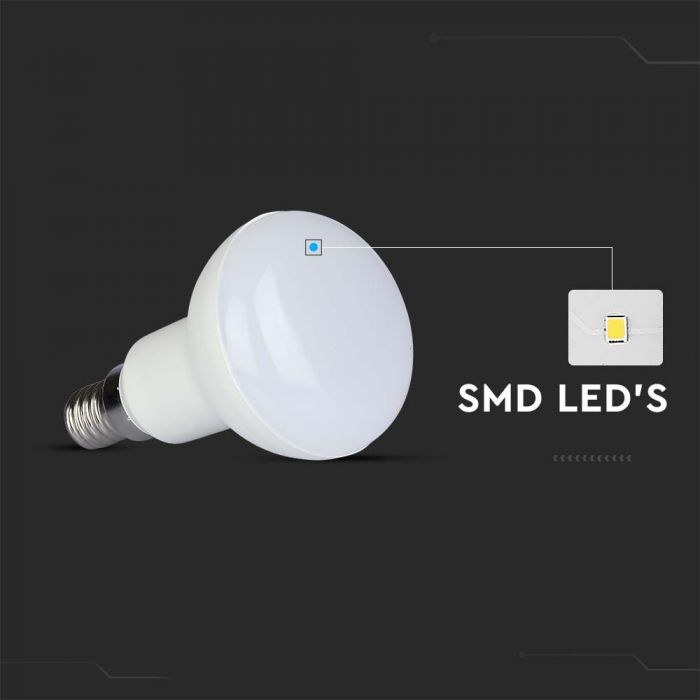 LED E14 LAMP R50 4.8W WW 470lm 120° 50X85 SAMSUNG CHIP