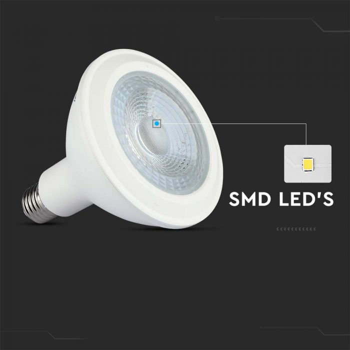 LED E27 PAR38 LAMP 12.8W WW 930llm 40° 121x130 SAMSUNG CHIP