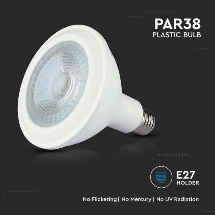 LED E27 PAR38 LAMP 12.8W WW 930llm 40° 121x130 SAMSUNG CHIP