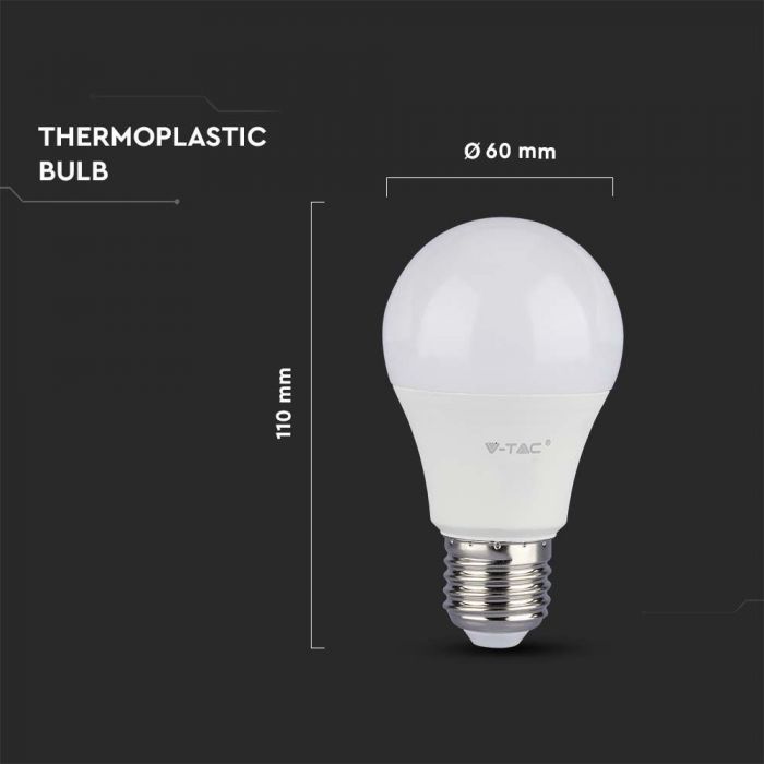 LED E27 LAMP A60 10.5W DL 1055lm 200°60x110mm  SAMSUNG CHIP