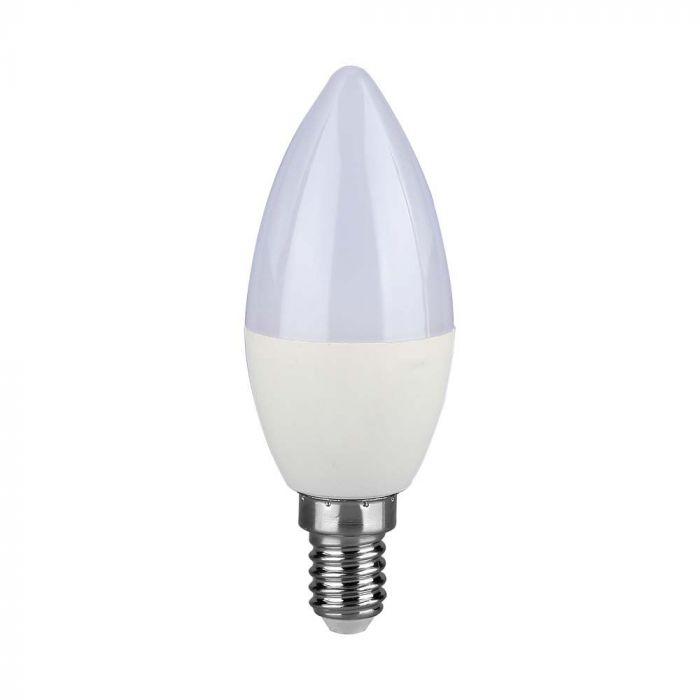 LED E14 LAMP 5.5W WW 470lm 180° C37 36.5x110mm SAMSUNG CHIP DIMMABLE