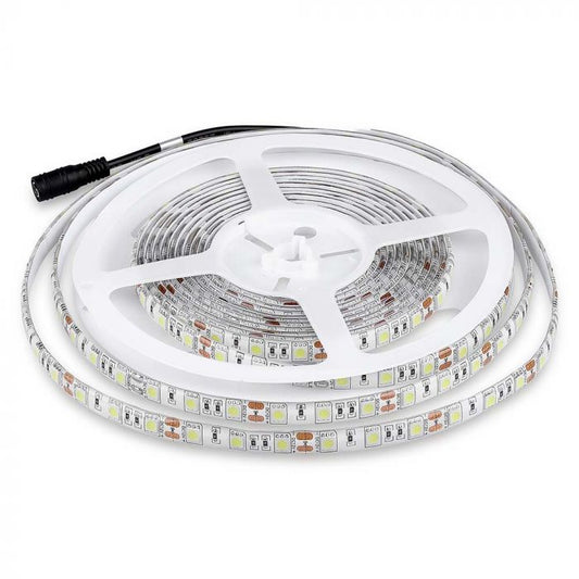 LED STRIP LIGHT 5050 SMD 60LEDs CW 10mm 12V 900lm/m 11W/M IP65