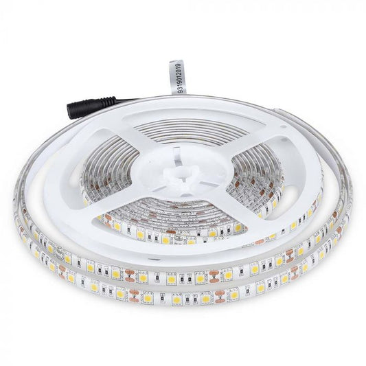 LED STRIP LIGHT 5050 SMD 60LEDs WW 12V  900lm/M 11W/M IP65