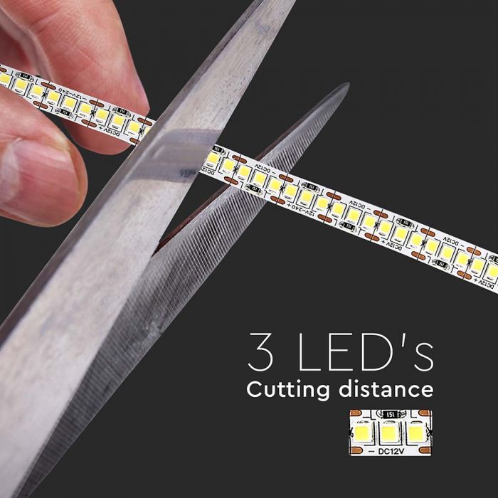 LED STRIP LIGHT 2835 SMD 240LEDs CW 12V 20W/M 2000lm/M