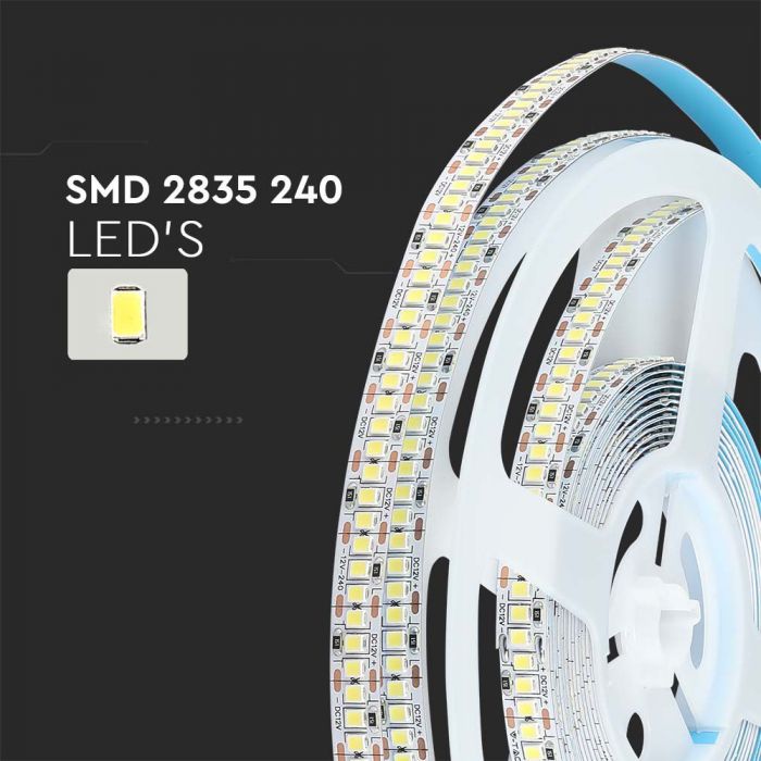 LED STRIP LIGHT 2835 SMD 240LEDs DL 12V 20W/M 2000lm/M