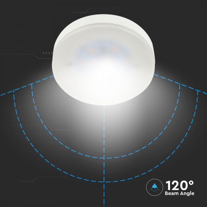 LED GX53 LAMP 7W CW 550lm 200° 75X35 SAMSUNG CHIP