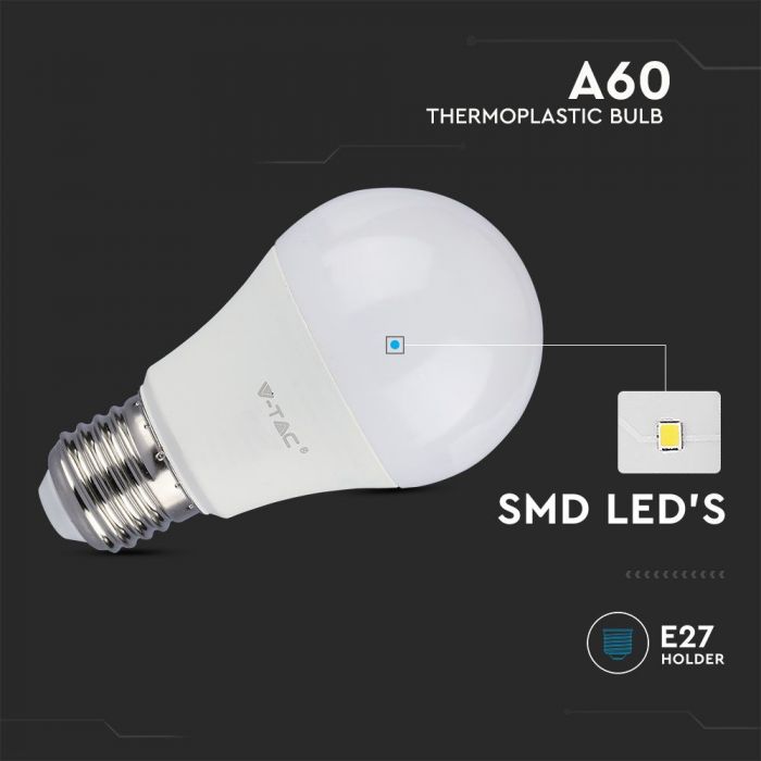 LED E27 LAMP 8.5W CW 806lm 200° 60x108 SAMSUNG CHIP