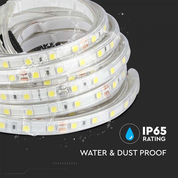 LED STRIP LIGHT 5050 SMD 60LEDs DL 830Lm 10W/M 24V 5M IP65