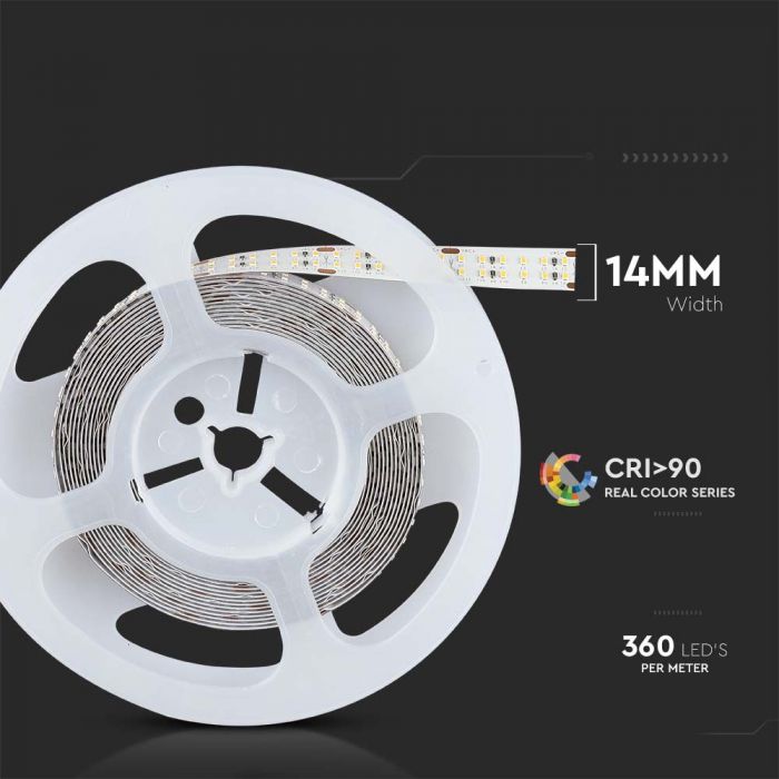 LED STRIP LIGHT 2216 SMD 238LEDs DL 2400Lm 30W/360led/M 5M 24V