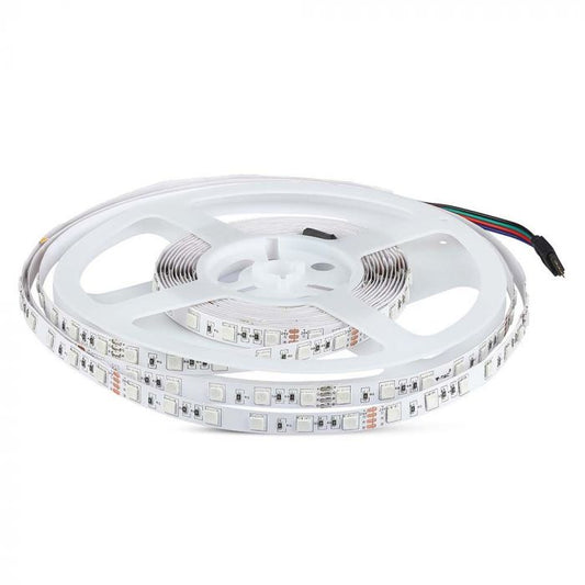 LED RGB STRIP LIGHT 5050 SMD 60LEDs 830Lm 10W/M 5M 24V