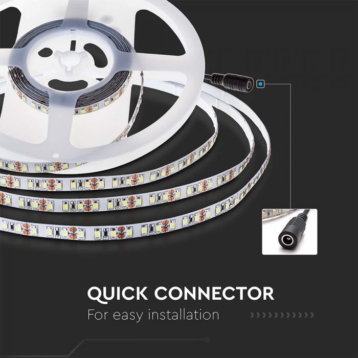 LED STRIP LIGHT 2835 SMD 120LEDs DL 750Lm 8W/M 10? 24V