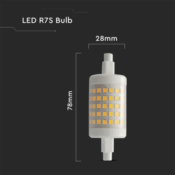 LED R7S LAMP 7W WW 700lm 360° 28X78