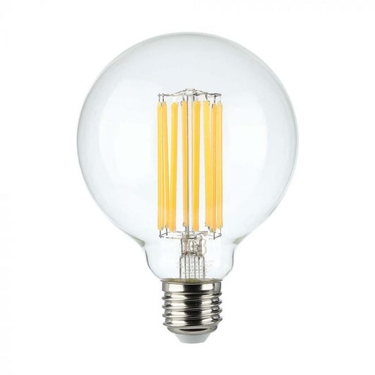 LED E27 FILAMENT LAMP G95 18W WW 2520lm 300° 95x138 140LM/W