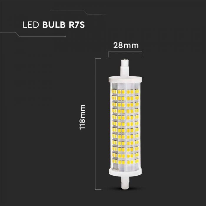 LED R7S LAMP 16W WW 2000lm 300° 30x118mm