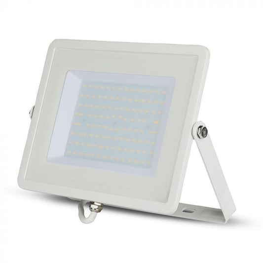 LED FLOOD SLIM 100W WW 100° 8200lm IP65 WHITE SAMSUNG CHIP