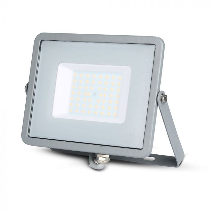 LED FLOOD SLIM 50W DL 100° 4000lm IP65 GREY SAMSUNG CHIP