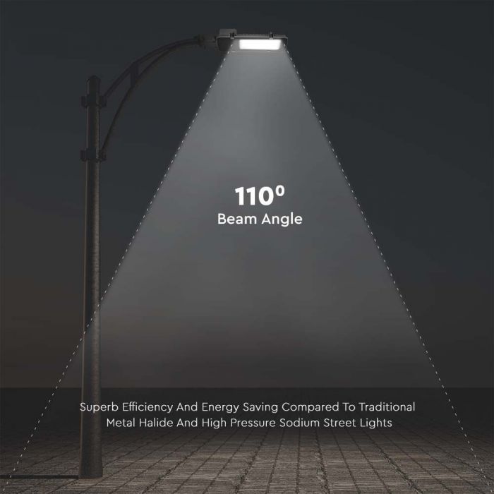 LED STREET LIGHT 50W DL 4700Lm 110° GREY 468x215x60 IP65