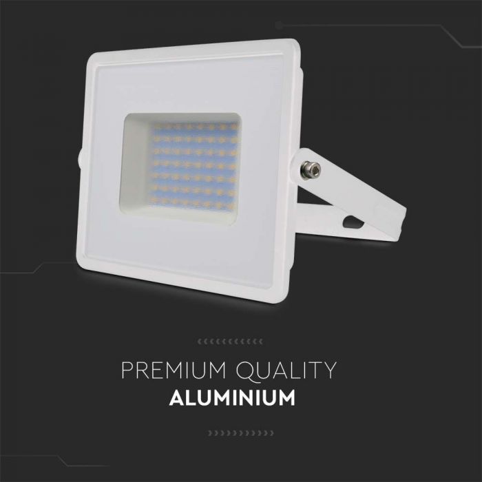 LED FLOOD SMD SLIM 50W DL 100° 4300lm IP65 WHITE