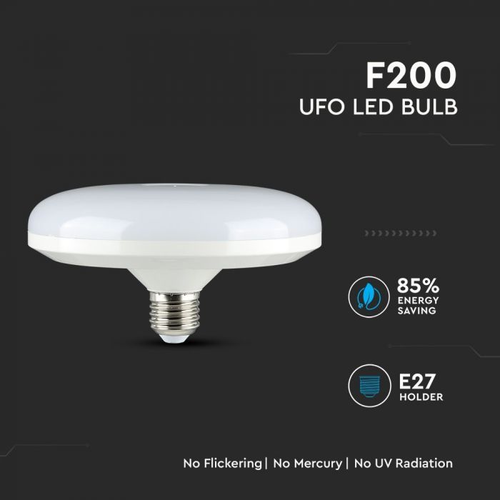 LED E27 UFO CEILING LAMP 24W WW 1900lm 120° 200X80 SAMSUNG CHIP