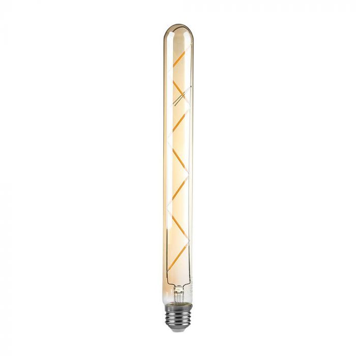 LED E27 FILAMENT LAMP AMBER T30 7W WW 700lm 360° 30X300