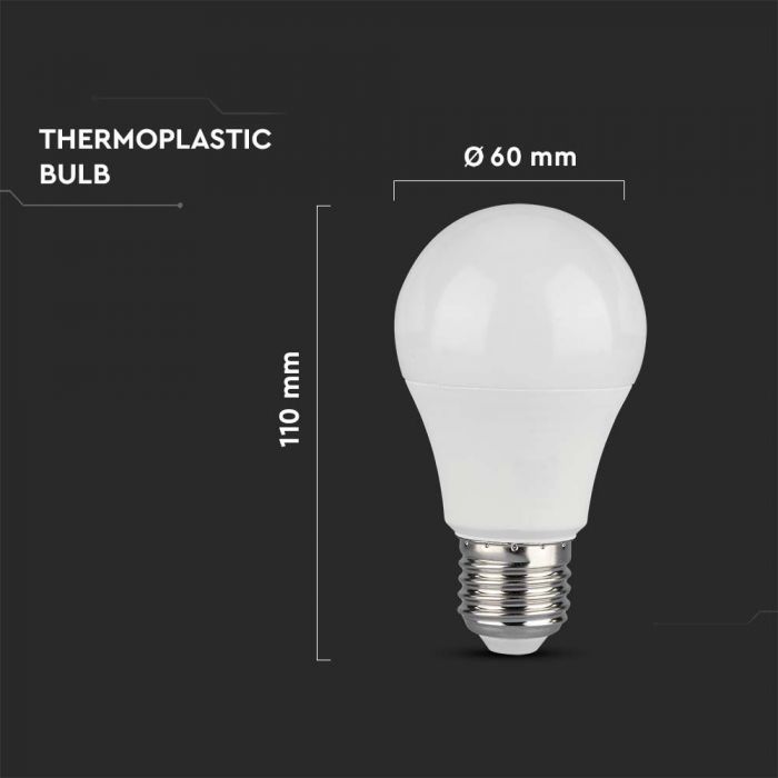 LED E27 LAMP 10.5W CW 1055lm 200° 60X110